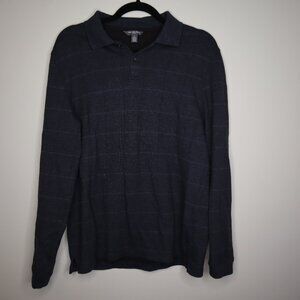 Van Heusen Flex Long Sleeve Polo, Medium